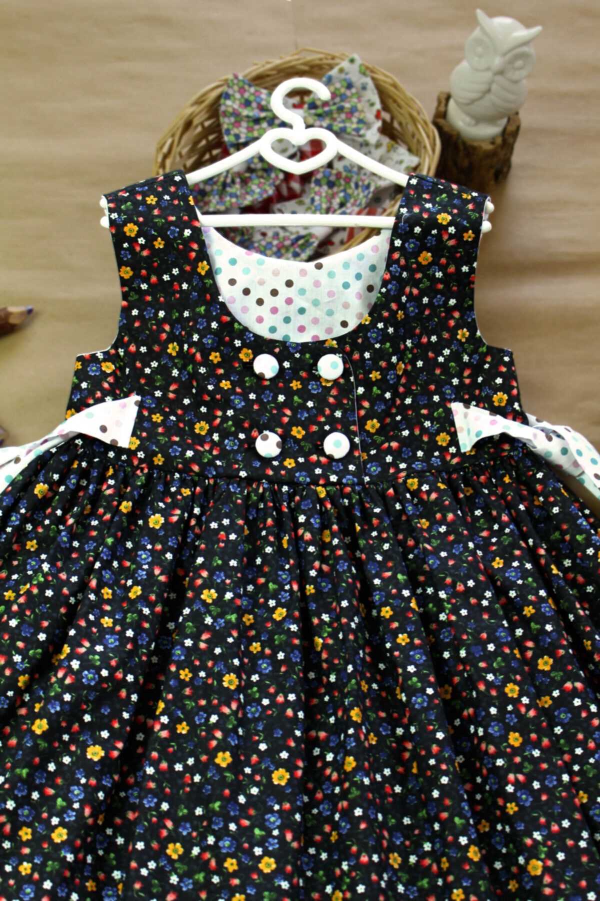 سفارش لباس مجلسی نوزاد دخترانه ارزان شیک addosh رنگ مشکی کد ty111233305