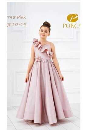 خرید نقدی لباس مجلسی دخترانه فانتزی برند Porça رنگ صورتی ty125354162