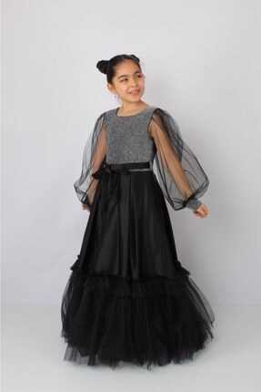 خرید انلاین لباس مجلسی دخترانه خاص برند ÖFİ Kids رنگ مشکی کد ty182891095
