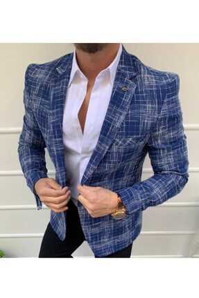 فروش نقدی ژاکت مردانه خاص شیک Luisero رنگ آبی کد ty117348261