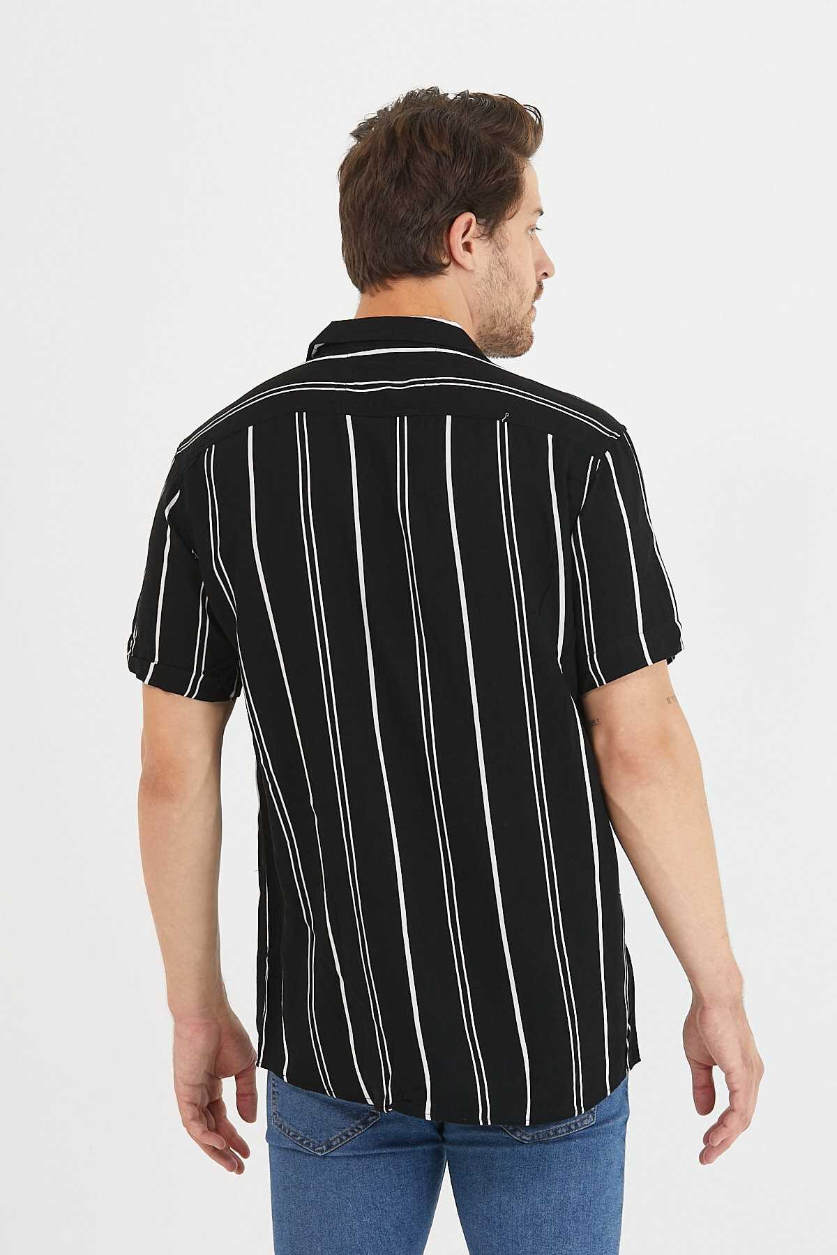 فروش پستی پیراهن مردانه برند Gavazzi رنگ مشکی کد ty120228715