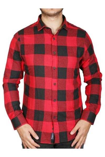 پیراهن مردانه قیمت مناسب برند Cazador رنگ قرمز ty138694205