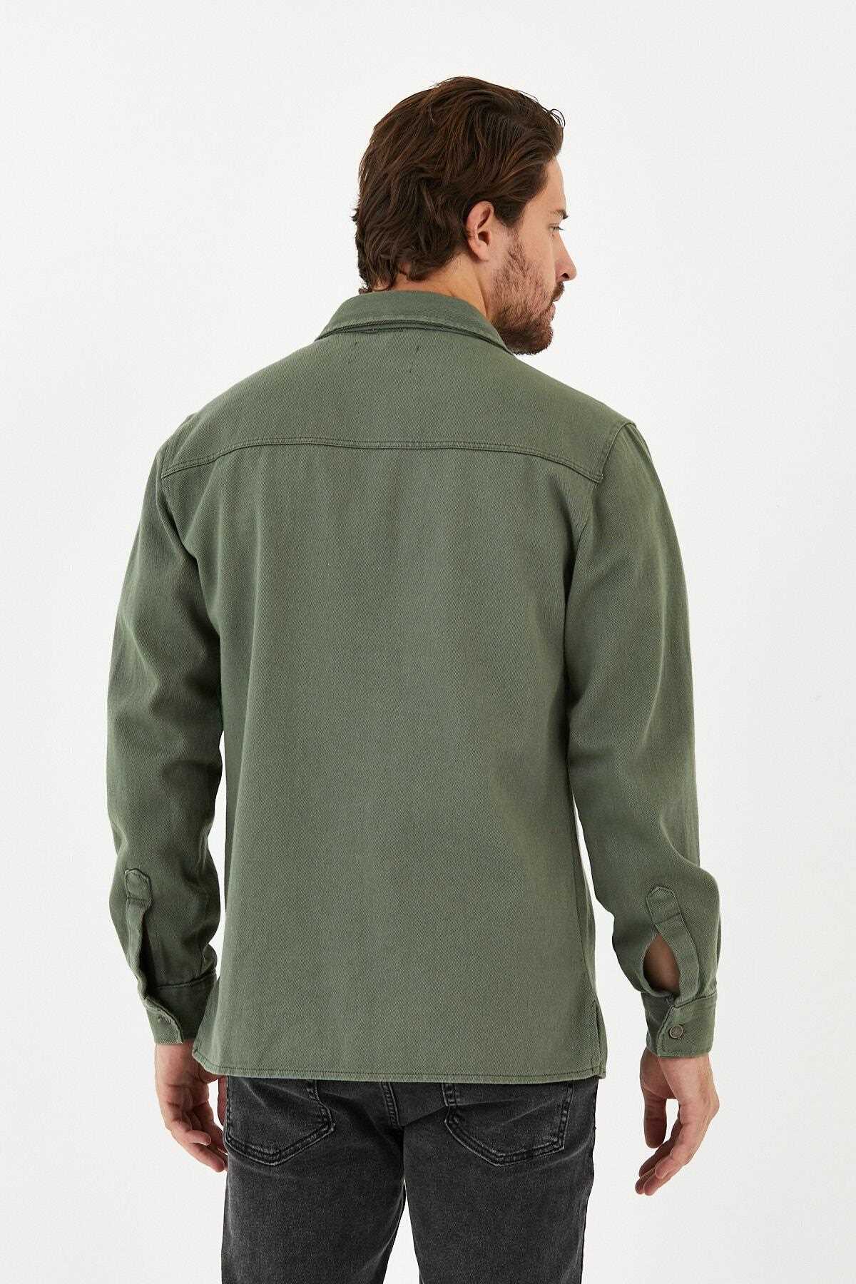 خرید انلاین ژاکت لی مردانه خاص برند DOAYS سبز لجنی ty138781714
