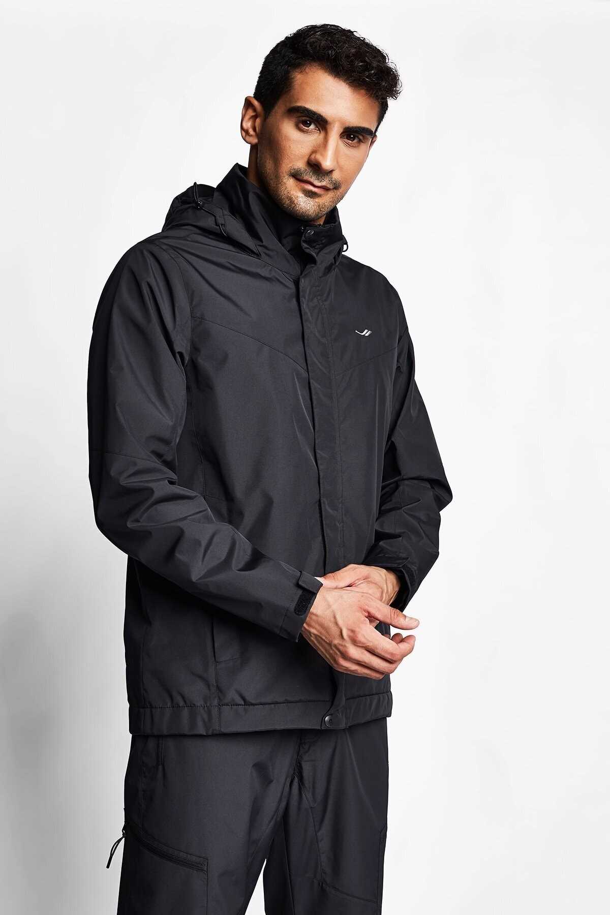 فروش انلاین بارانی مردانه برند Lescon رنگ مشکی کد ty143523617