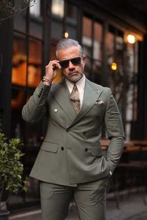 خرید کت و شلوار مردانه ترک برند Fc Plus رنگ خاکی کد ty208045391