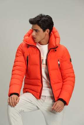 فروش پستی کاپشن مردانه Lufian رنگ نارنجی ty208765222