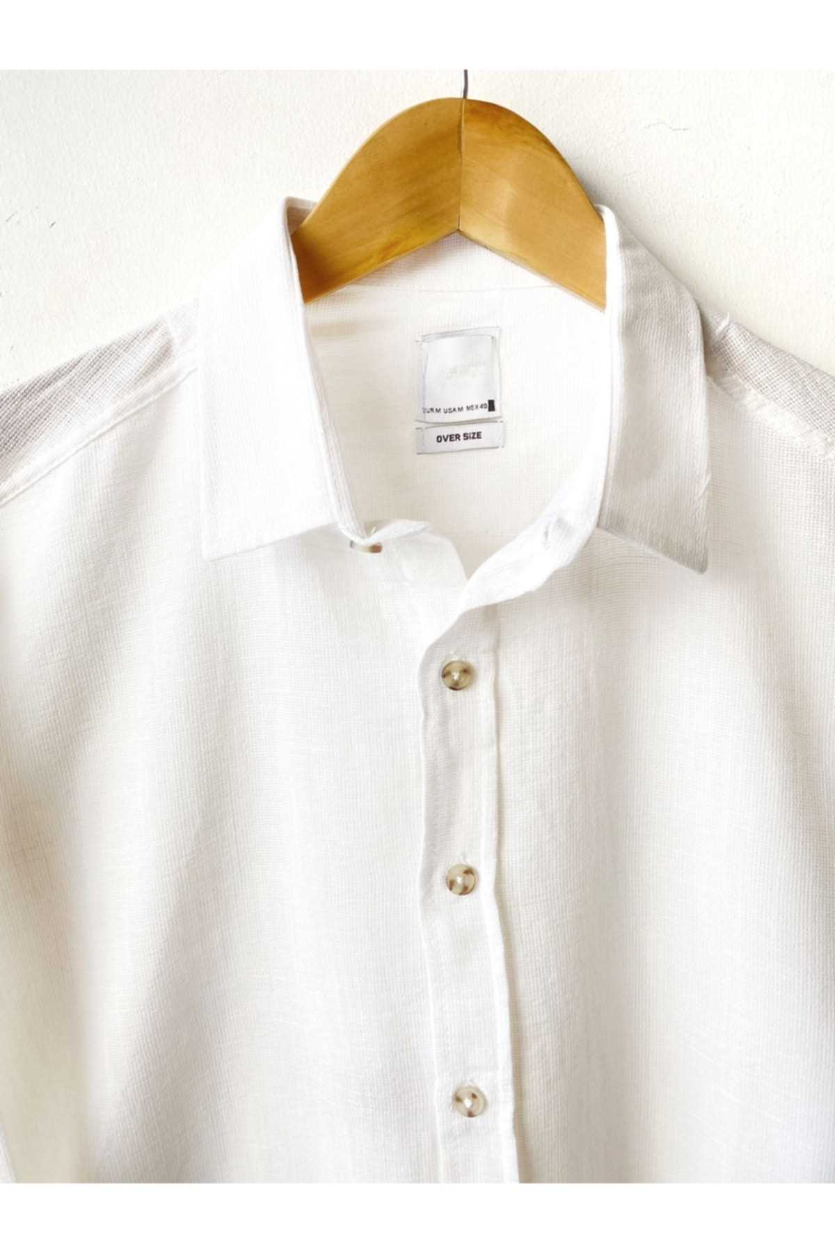 خرید پستی پیراهن آستین کوتاه مردانه شیک برند Hazhers رنگ سفید ty239816020