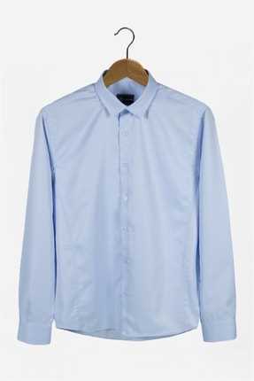 فروش انلاین پیراهن ساتن مردانه برند COLLIE آبی ty260644619