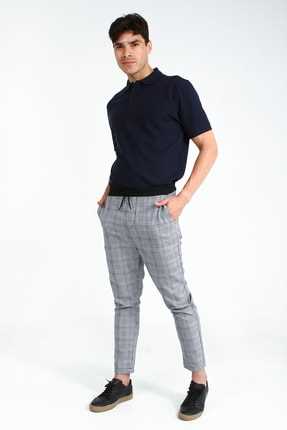 شلوار جین مردانه طرح جدید برند کولزیون رنگ نقره ای ty31149410
