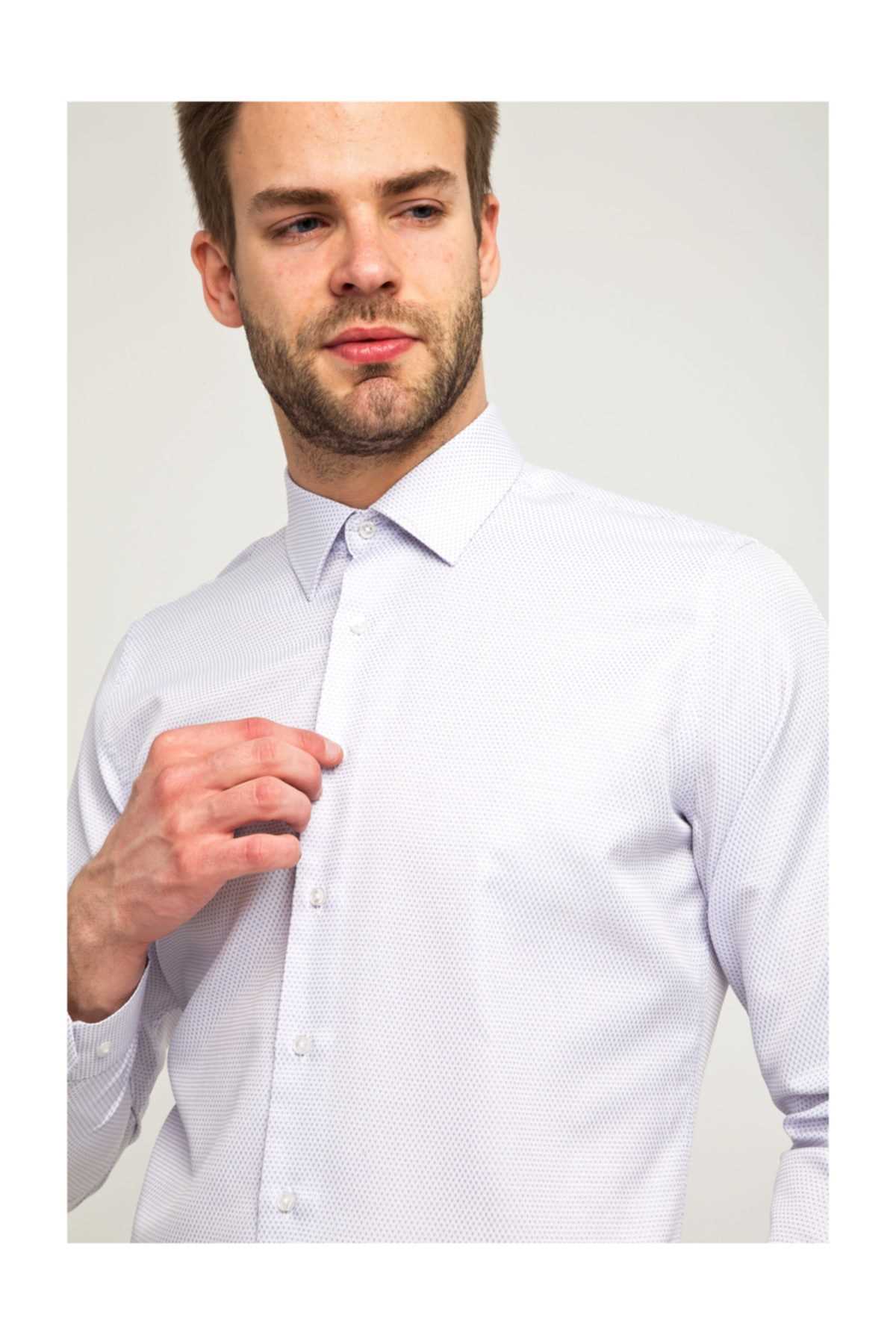 فروش پیراهن مجلسی مردانه اصل برند کیگیلی رنگ بنفش کد ty6190418