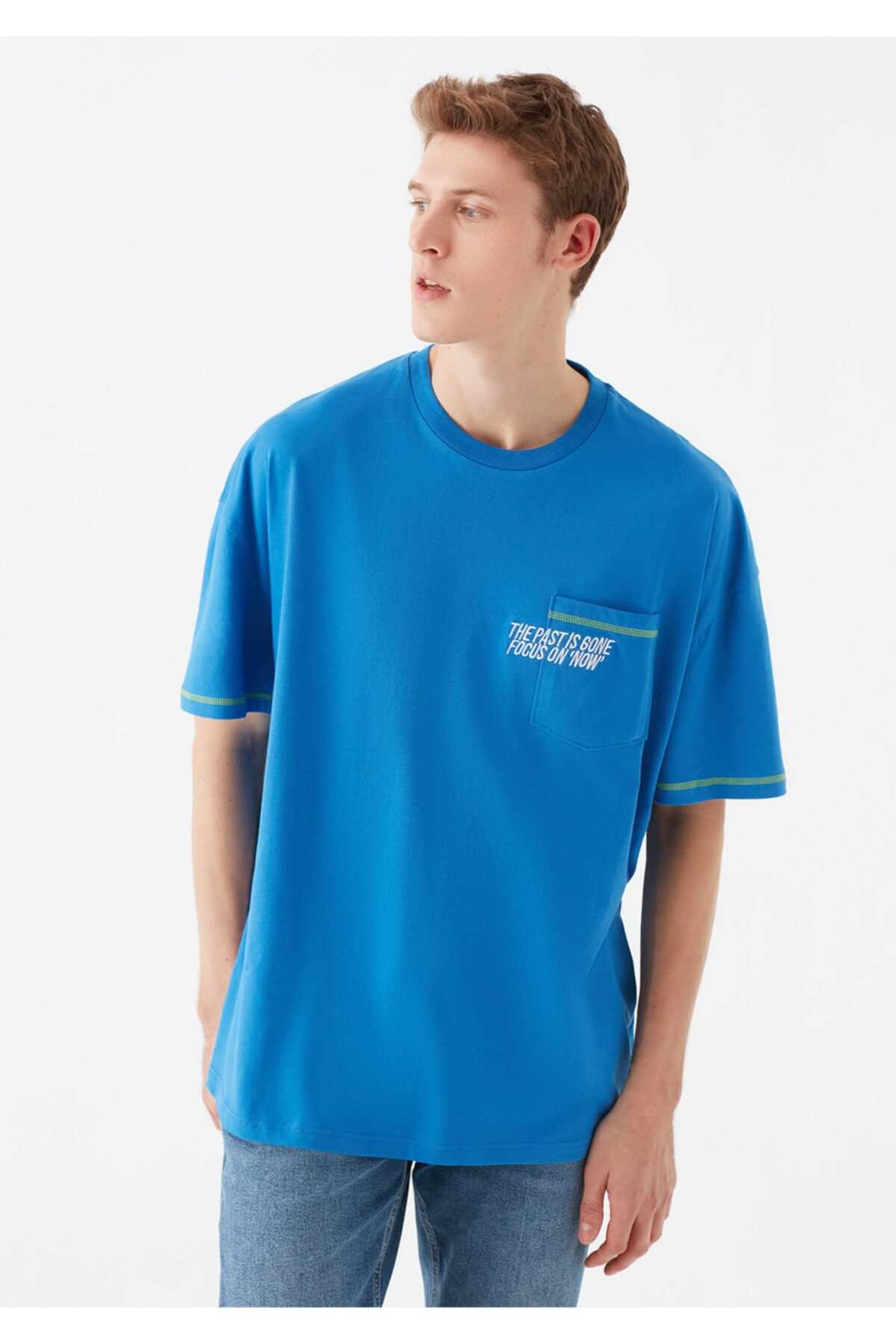 خرید تی شرت خفن برند ماوی رنگ آبی کد ty89609231