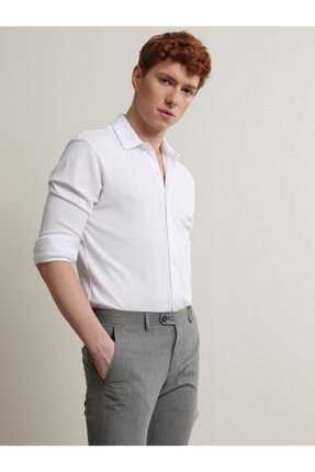 فروش انلاین پیراهن جین مردانه برند Kip رنگ سفید ty92475962