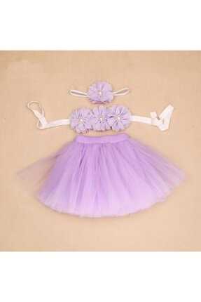 خرید دامن نوزاد دخترانه برند kardelen tasarım رنگ بنفش کد ty148342757