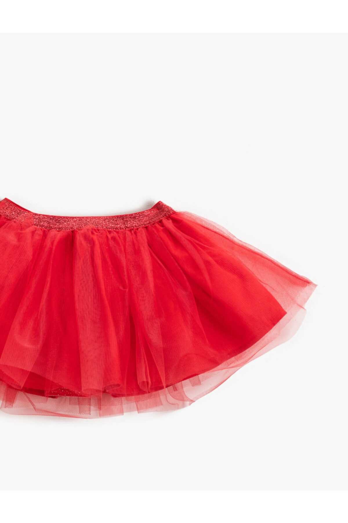 فروش دامن نوزاد دخترانه ارزانی برند کوتون رنگ قرمز ty187294936