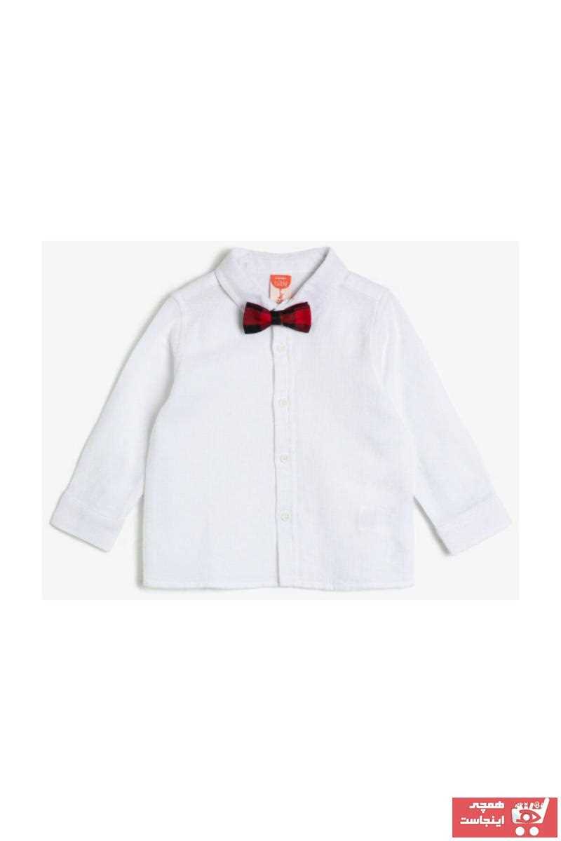 خرید مدل پیراهن نوزاد پسرانه برند Koton Kids رنگ بژ کد ty33368285