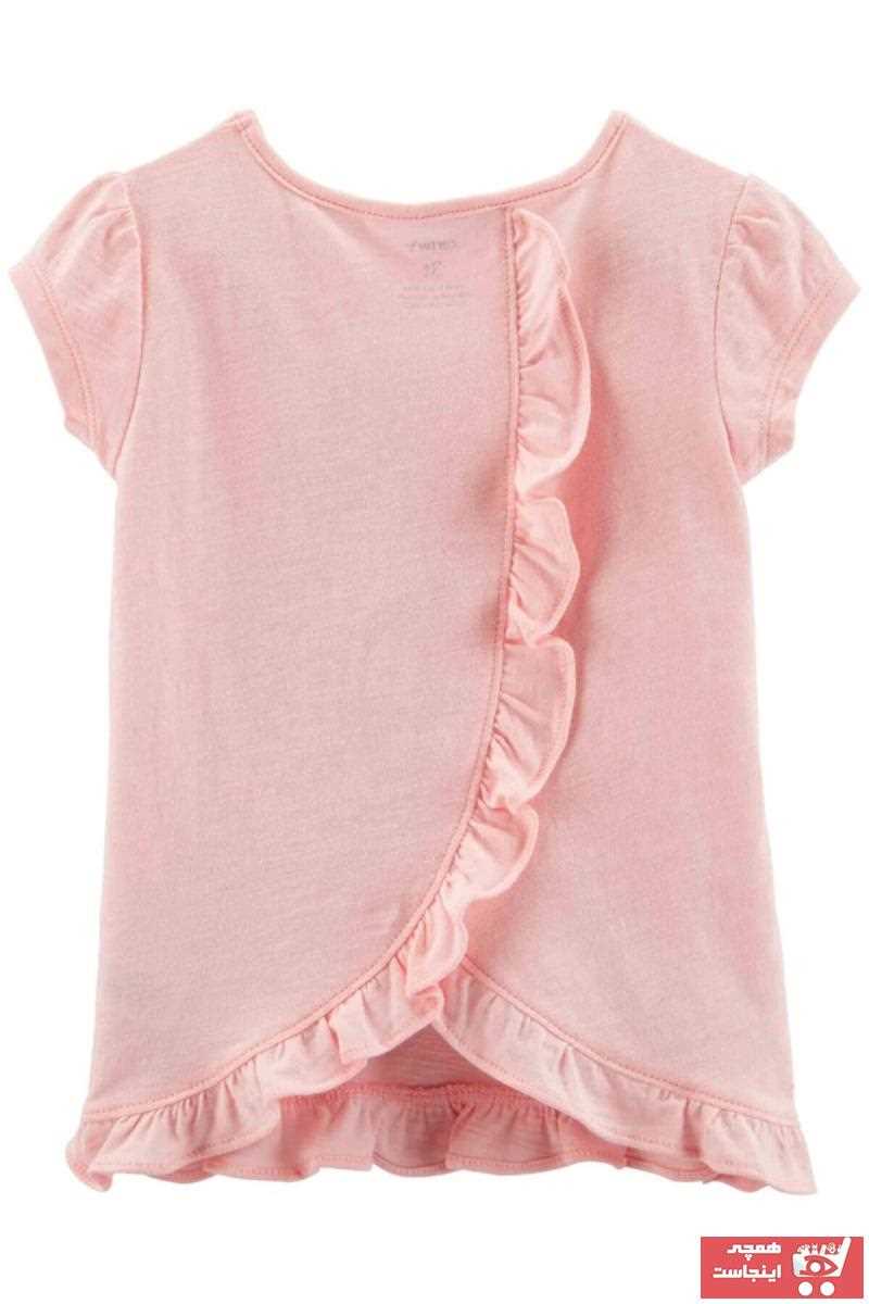 خرید تیشرت نوزاد دخترانه برند Carters رنگ صورتی ty36700570