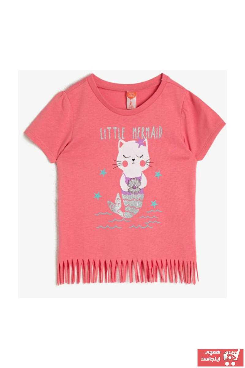 سفارش اینترنتی تیشرت نوزاد دخترانه برند Koton Kids رنگ صورتی ty36913585