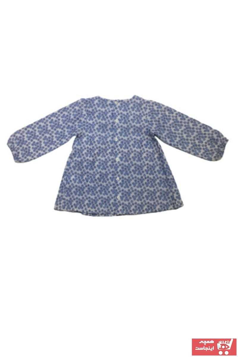 خرید اینترنتی پیراهن نوزاد دخترانه فانتزی برند Çikoby رنگ آبی کد ty69017413