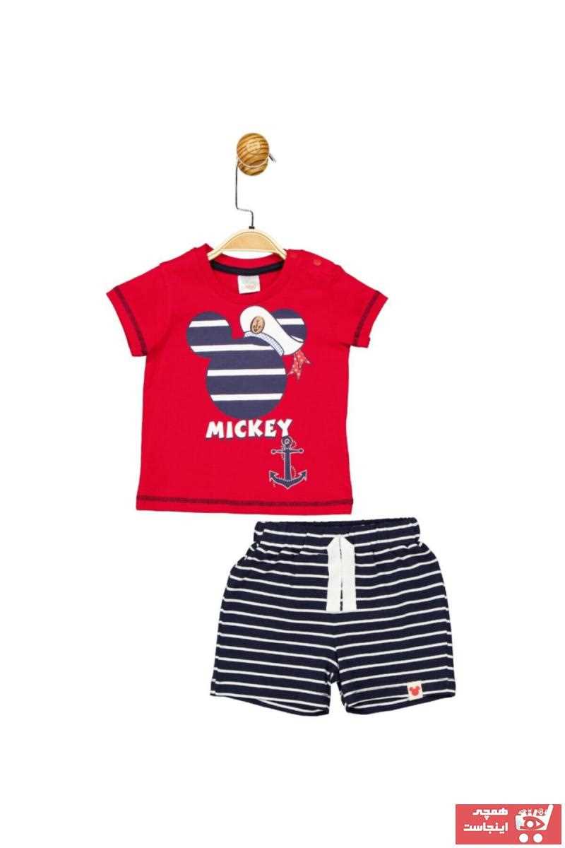 ست لباس نوزاد پسرانه خاص برند Mickey Mouse رنگ قرمز ty83170698