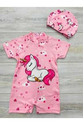 مایو بچه گانه قیمت مناسب برند pijama moda Pembe-Uzun Kollu Unicorn ty103429104