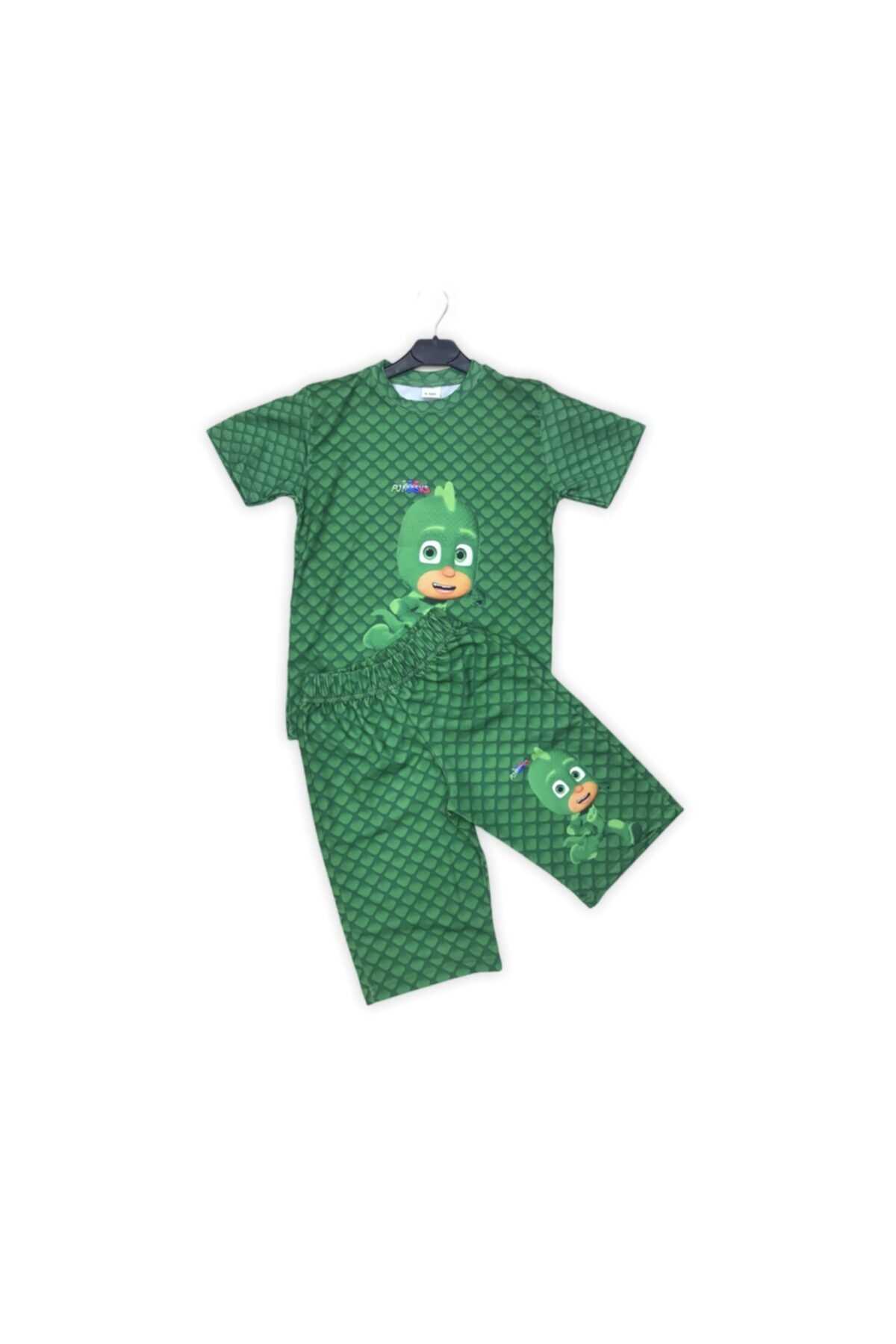 لباس خاص پسرانه مدل دار شیک Dıgıl Kids رنگ سبز کد ty108951684