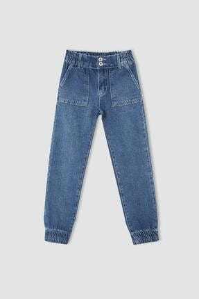 فروش شلوار جین بچه گانه دخترانه شیک و جدید برند دفاکتو ترکیه رنگ آبی ty123705309
