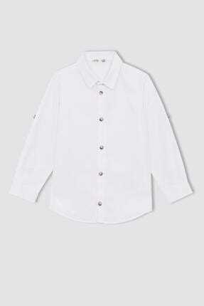 پیراهن جدید برند دفاکتو رنگ سفید ty208372287