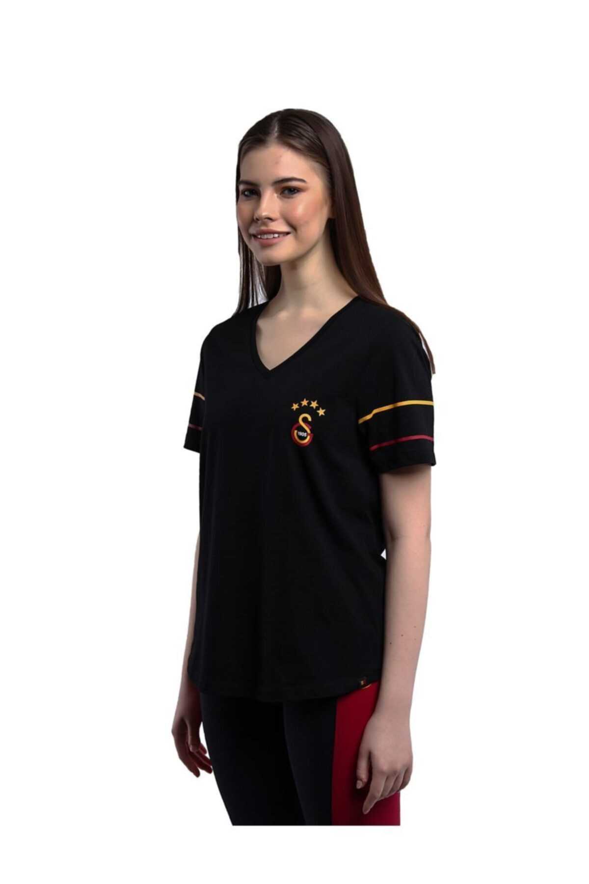 خرید انلاین تیشرت ورزشی زنانه خاص برند Galatasaray رنگ مشکی کد ty120187289