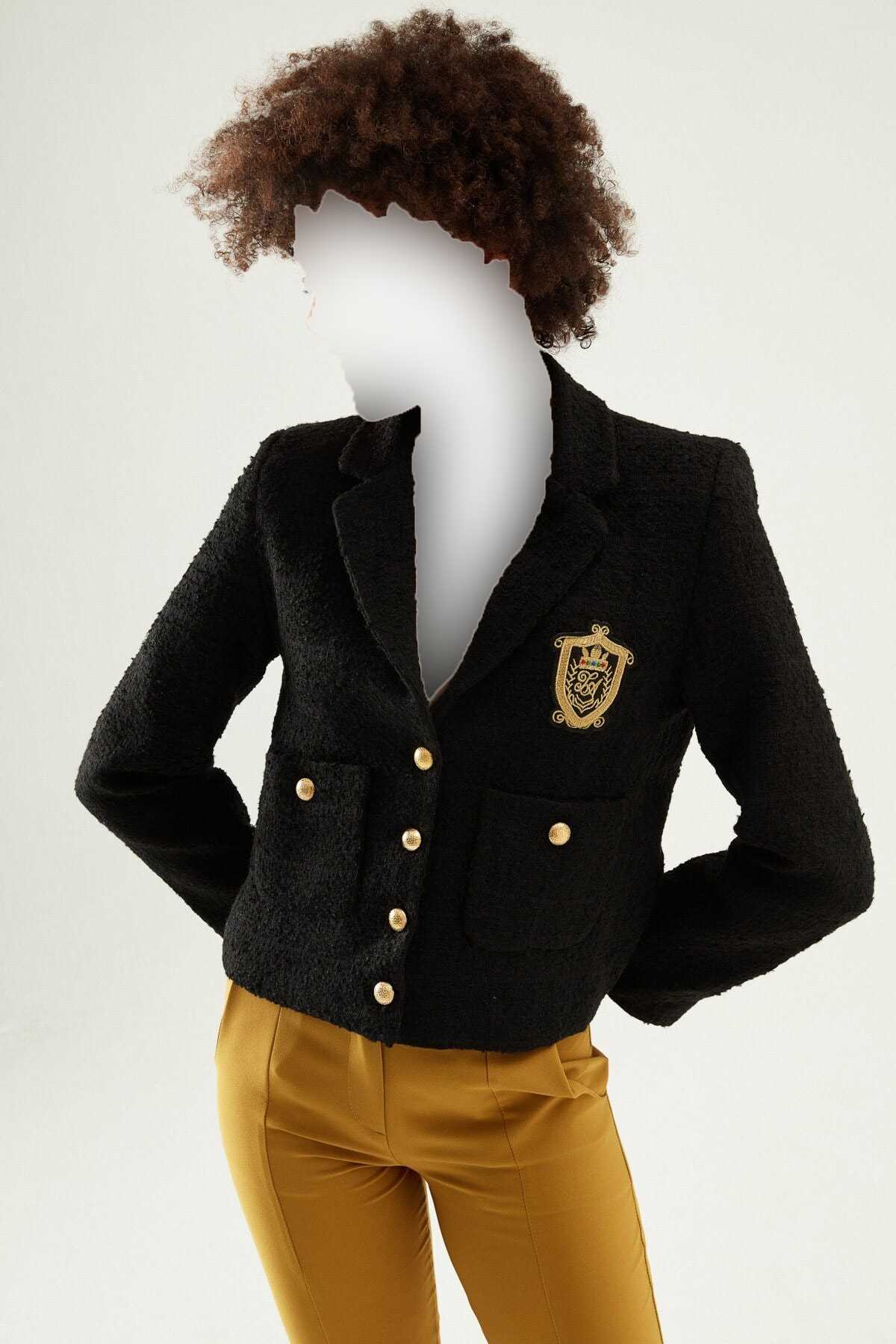 ژاکت زنانه خاص برند Quzu رنگ مشکی کد ty144387042