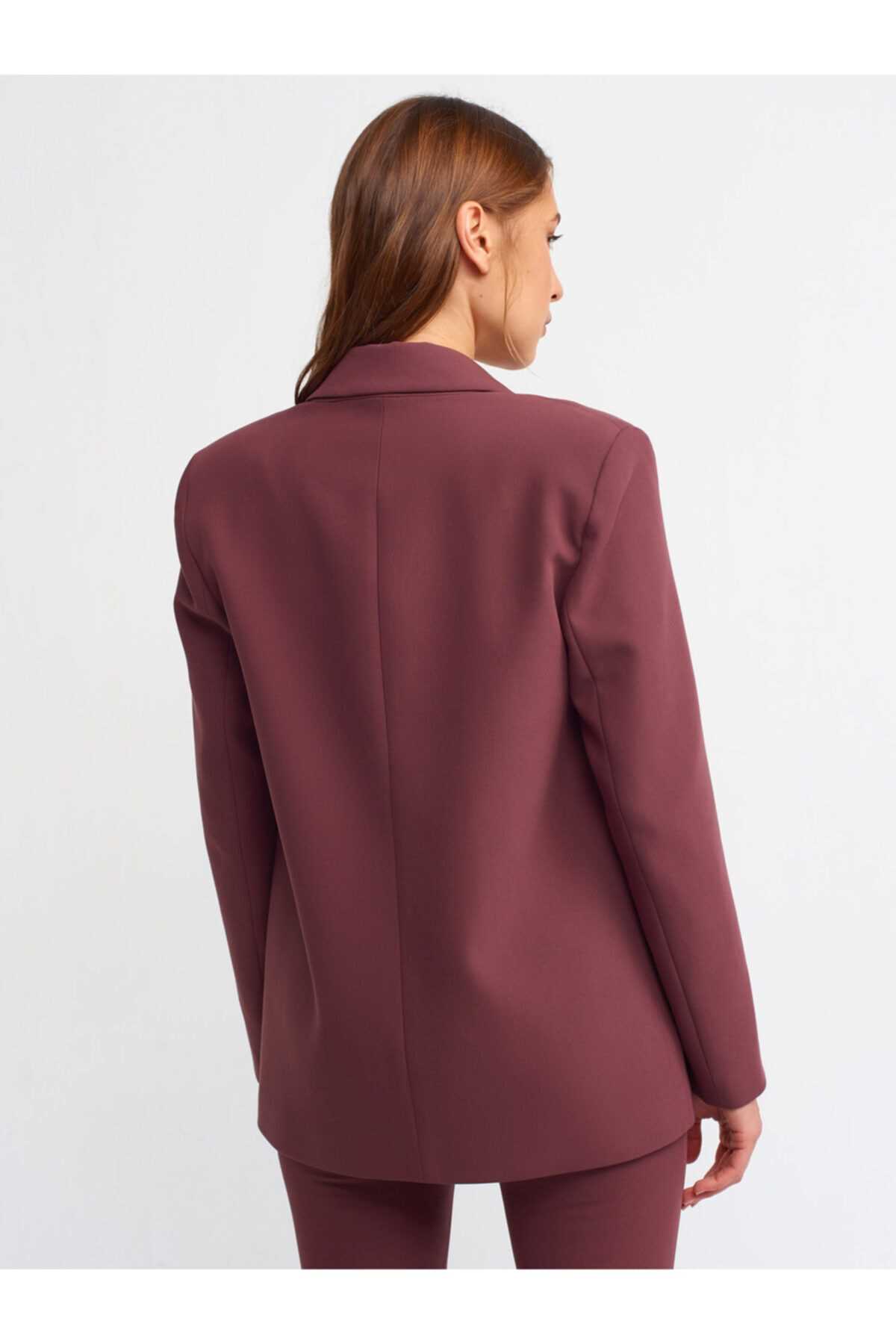 فروش انلاین کت رسمی زنانه برند Dilvin رنگ زرشکی ty184951998
