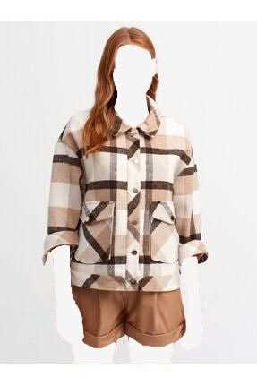 کت رسمی زنانه طرح جدید برند Dilvin قهوه ای ty50587041