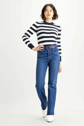 شلوار جین زنانه طرح جدید برند لیوایز رنگ آبی ty74309138