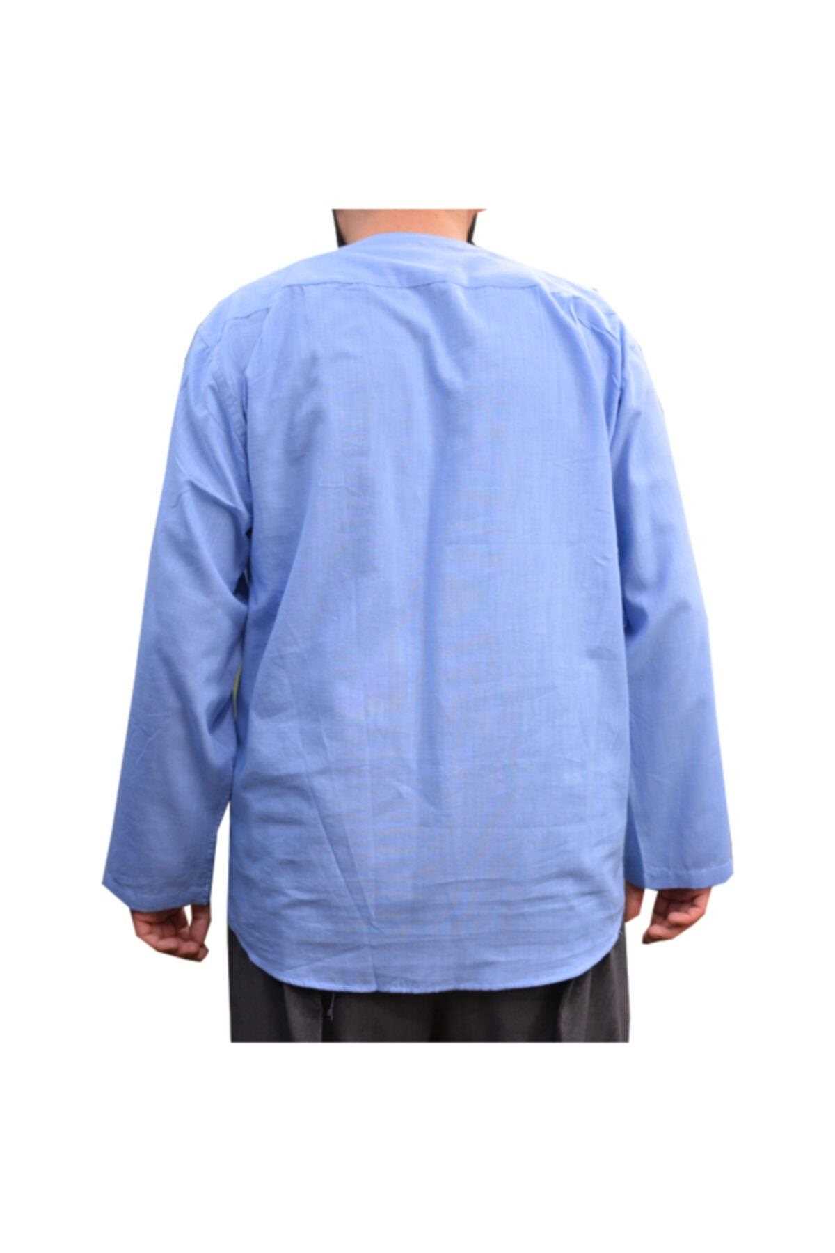پیراهن مردانه قیمت مناسب برند TerziYusuf رنگ آبی کد ty103630223