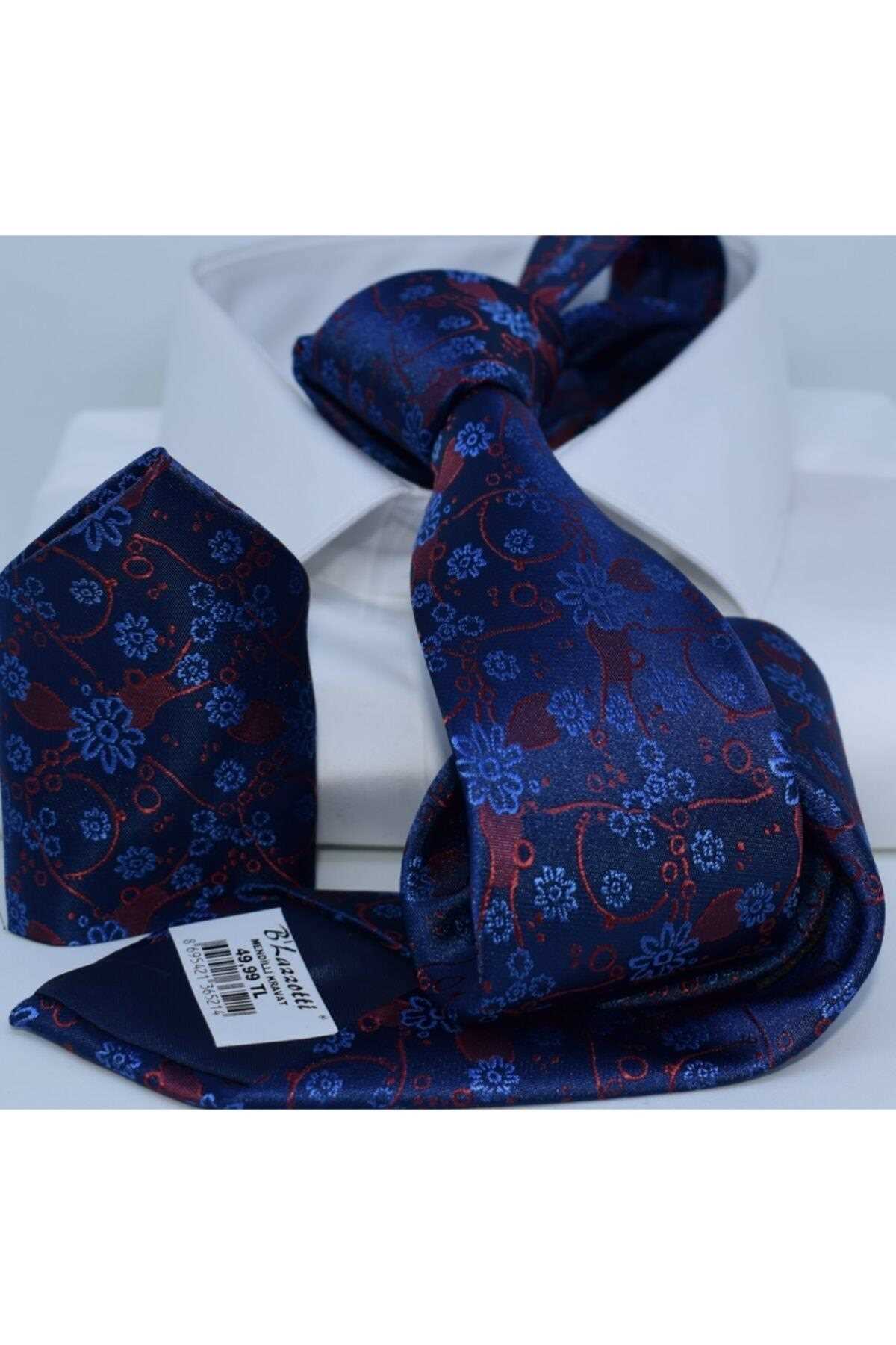 فروشگاه کراوات تابستانی شیک Blazzotti رنگ لاجوردی کد VE رنگ زرشکی ty104547369
