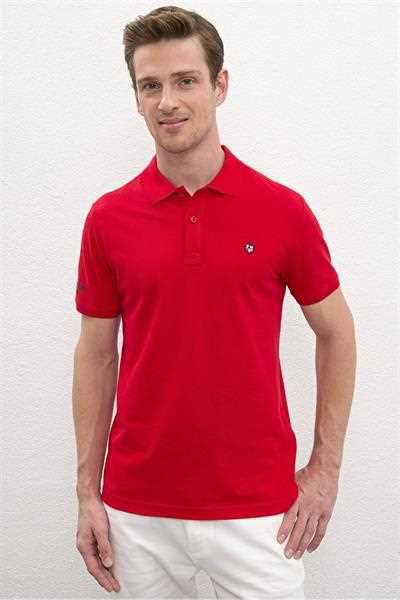 تی شرت زمستانی مردانه یو اس پولو رنگ قرمز ty42422154