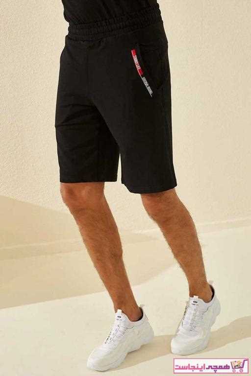 خرید انلاین شلوارک مردانه ترکیه زیبا تامی لایف رنگ مشکی کد ty37611522