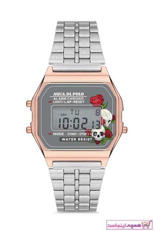  خرید ساعت زنانه اورجینال برند Aqua Di Polo 1987 رنگ نقره ای کد ty51002105