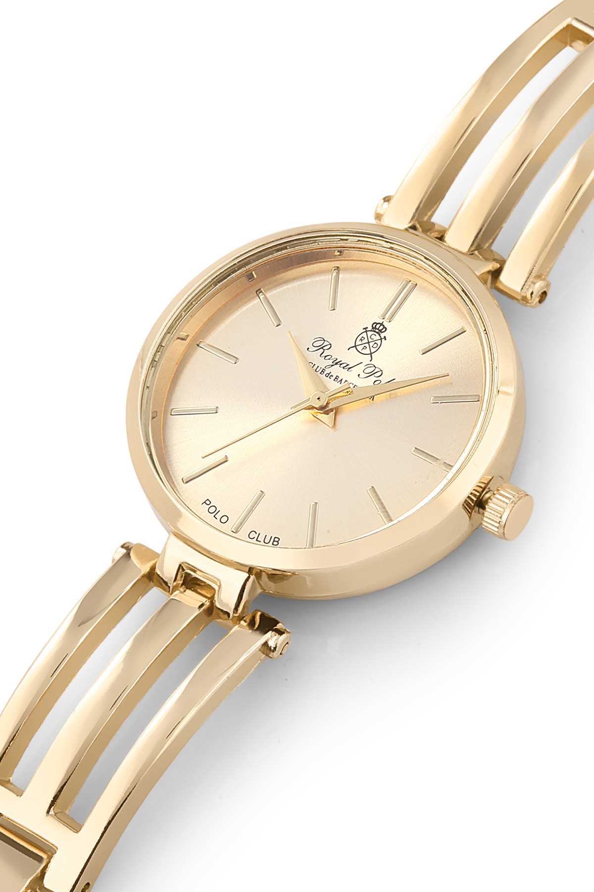 خرید پستی ساعت مچی زنانه 2021 برند Royal Club De Polo Barcelona رنگ طلایی ty52908262