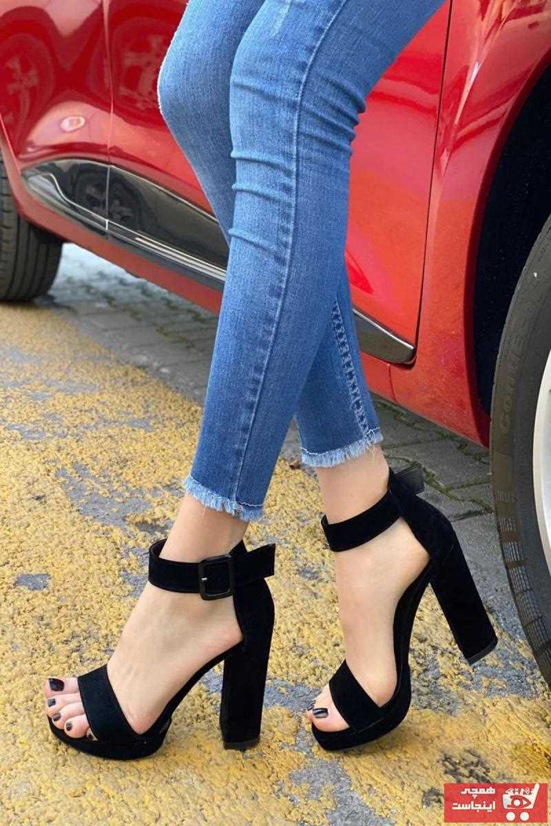 کفش پاشنه بلند مجلسی زنانه ارزان برند MODAADAM رنگ مشکی کد ty75187892