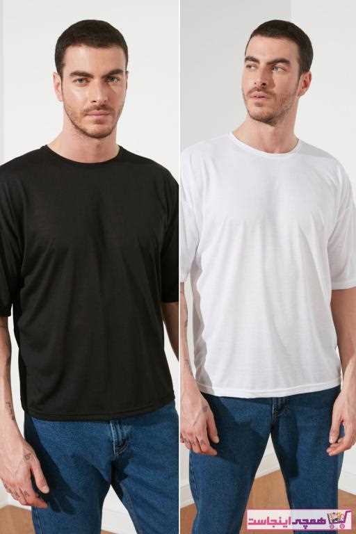 خرید انلاین تی شرت مردانه طرح دار مارک ترندیول مرد رنگ مشکی کد ty81365540
