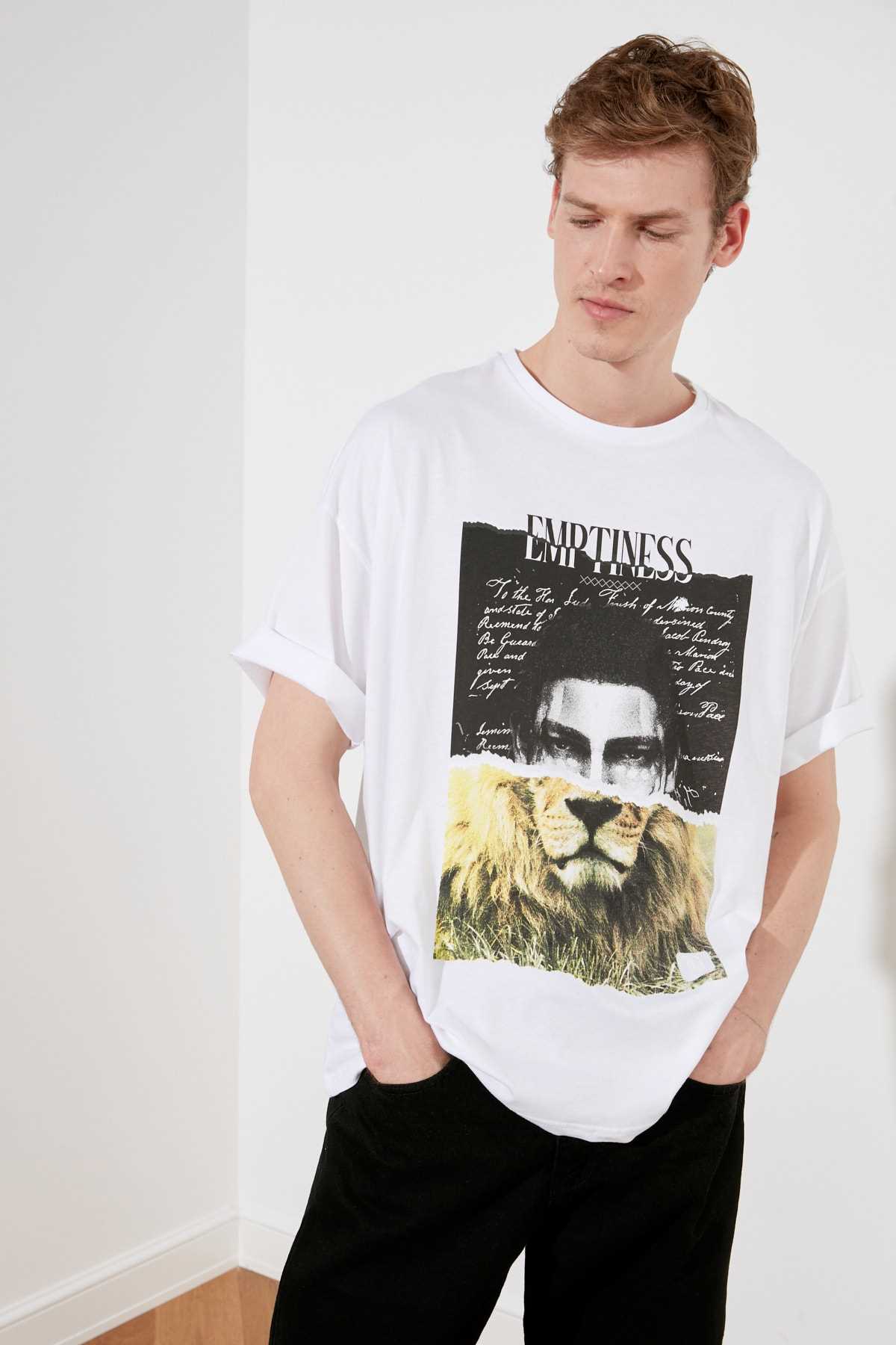 خرید انلاین تی شرت طرح دار برند ترندیول مرد کد ty82441254