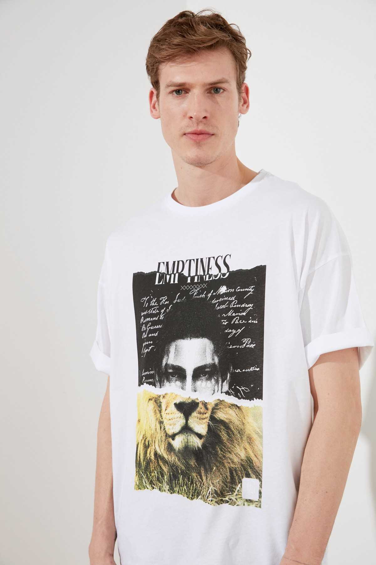 خرید انلاین تی شرت طرح دار برند ترندیول مرد کد ty82441254