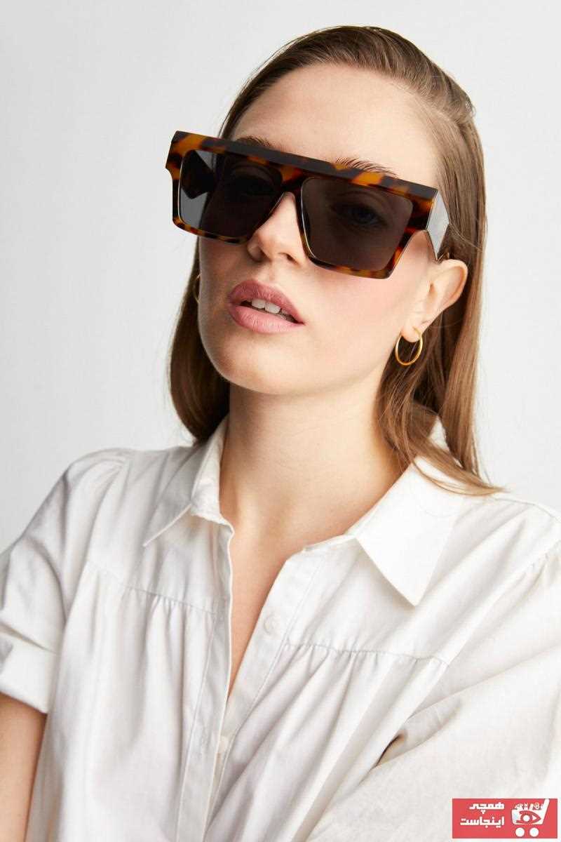 عینک آفتابی زنانه نخ پنبه برند Aqua Di Polo 1987 رنگ قهوه ای کد ty89055249