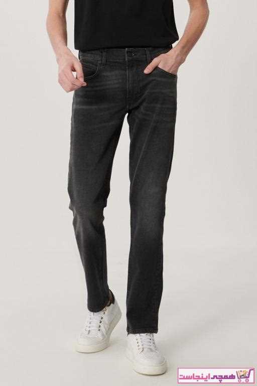 خرید غیر حضوری شلوار جین از ترکیه شیک Lee رنگ نقره ای کد ty91073023