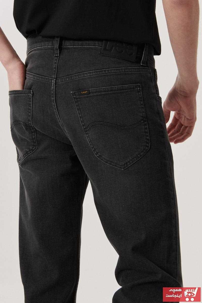 خرید غیر حضوری شلوار جین از ترکیه شیک Lee رنگ نقره ای کد ty91073023