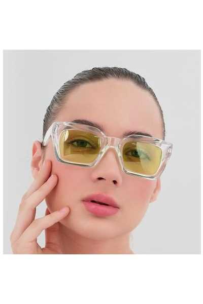 عینک آفتابی شفاف اسپرت شیک شیک ModaLucci رنگ سبز کد ty130092715