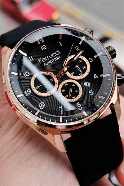 خرید ساعت مردانه برند Ferrucci رنگ مشکی کد ty284590395