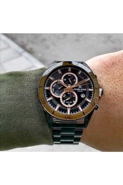خرید اینترنتی ساعت مردانه شیک دنیل کلین رنگ مشکی کد ty451427412