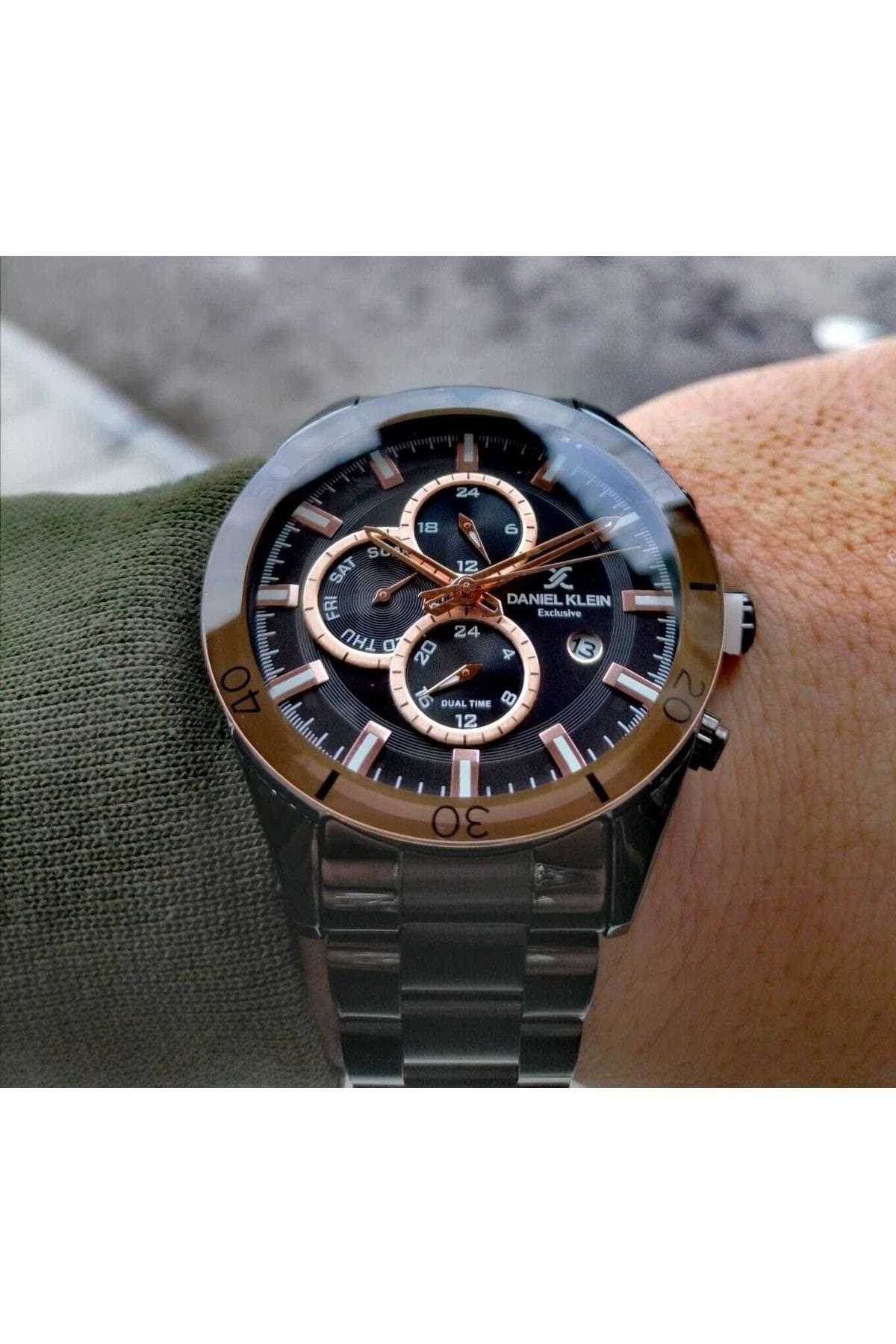 خرید اینترنتی ساعت مردانه شیک دنیل کلین رنگ مشکی کد ty451427412