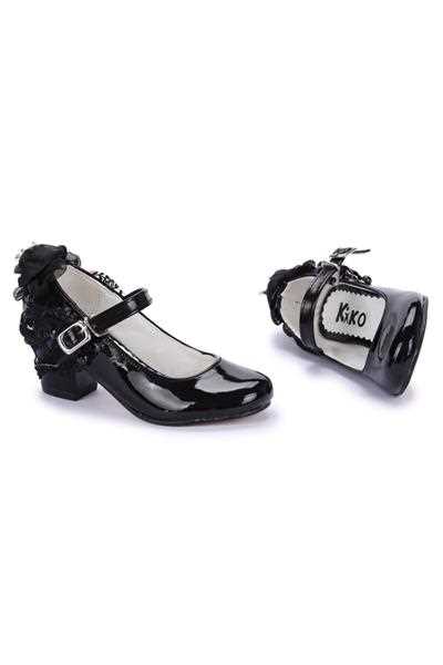 فروش  کفش پاشنه بلند بچه گانه دخترانه شیک جدید شیک Aykatrend رنگ مشکی کد ty93011019